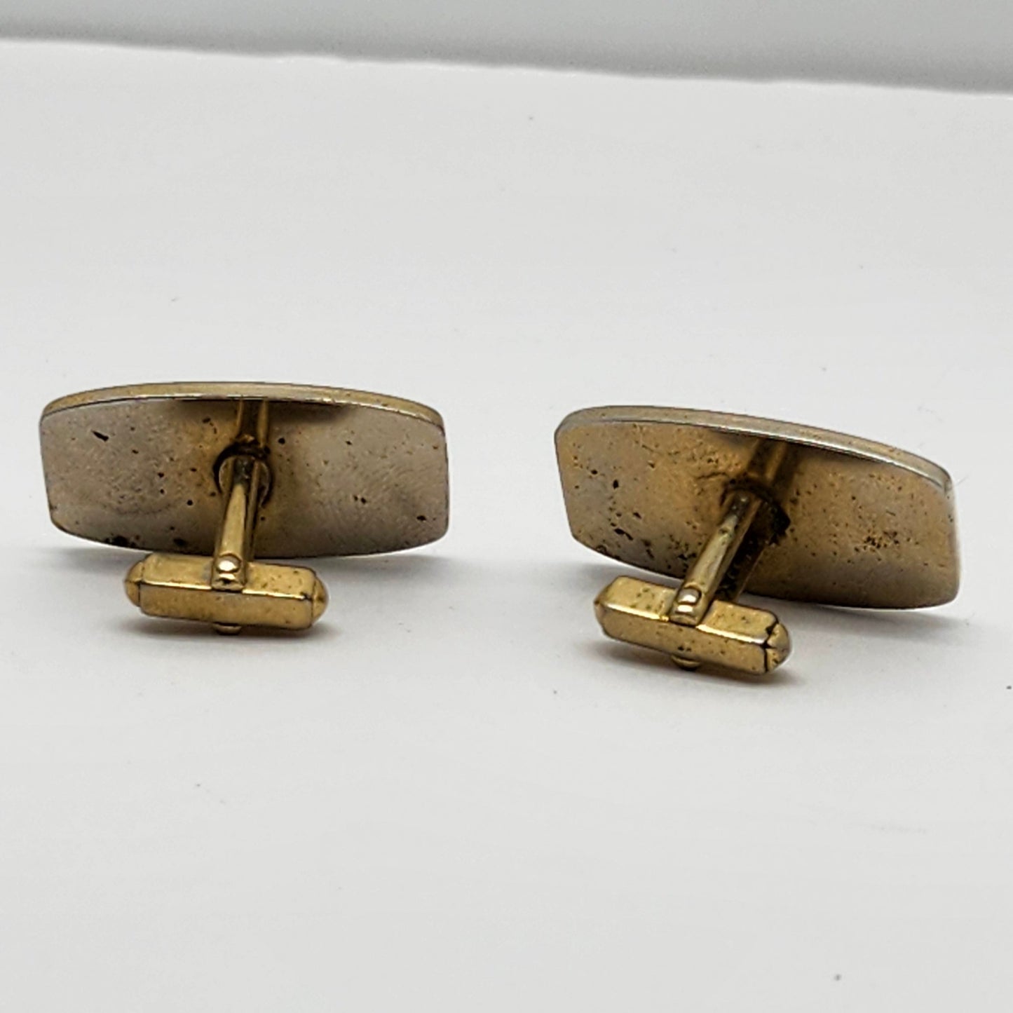 Vintage Antelope/Impala - Emblem Cuff Links Gold-Tone & Purple - Chevrolet Chevy