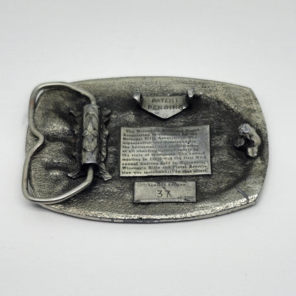 Super Rare - Vintage 1984 Wisconsin Rifle & Pistol Association - NRA Belt Buckle